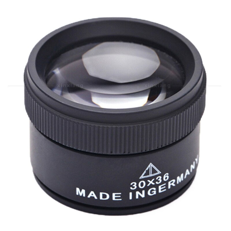 30X 36Mm Hd Vergrootglas Optische Glazen Lens Loupe Vergrootglas Mini Pocket Vergrootglas Handheld Coin Postzegels Sieraden Loupe: Default Title