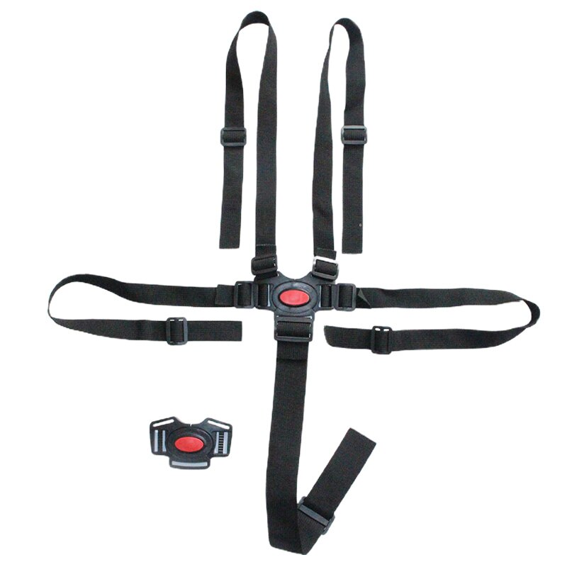 Cinturón de seguridad para bebé, arnés de 5 puntos, cinturones de silla de alimentación de comedor, protección Universal para bebé, asiento de almuerzo para coche, cinturones fijos para dormir