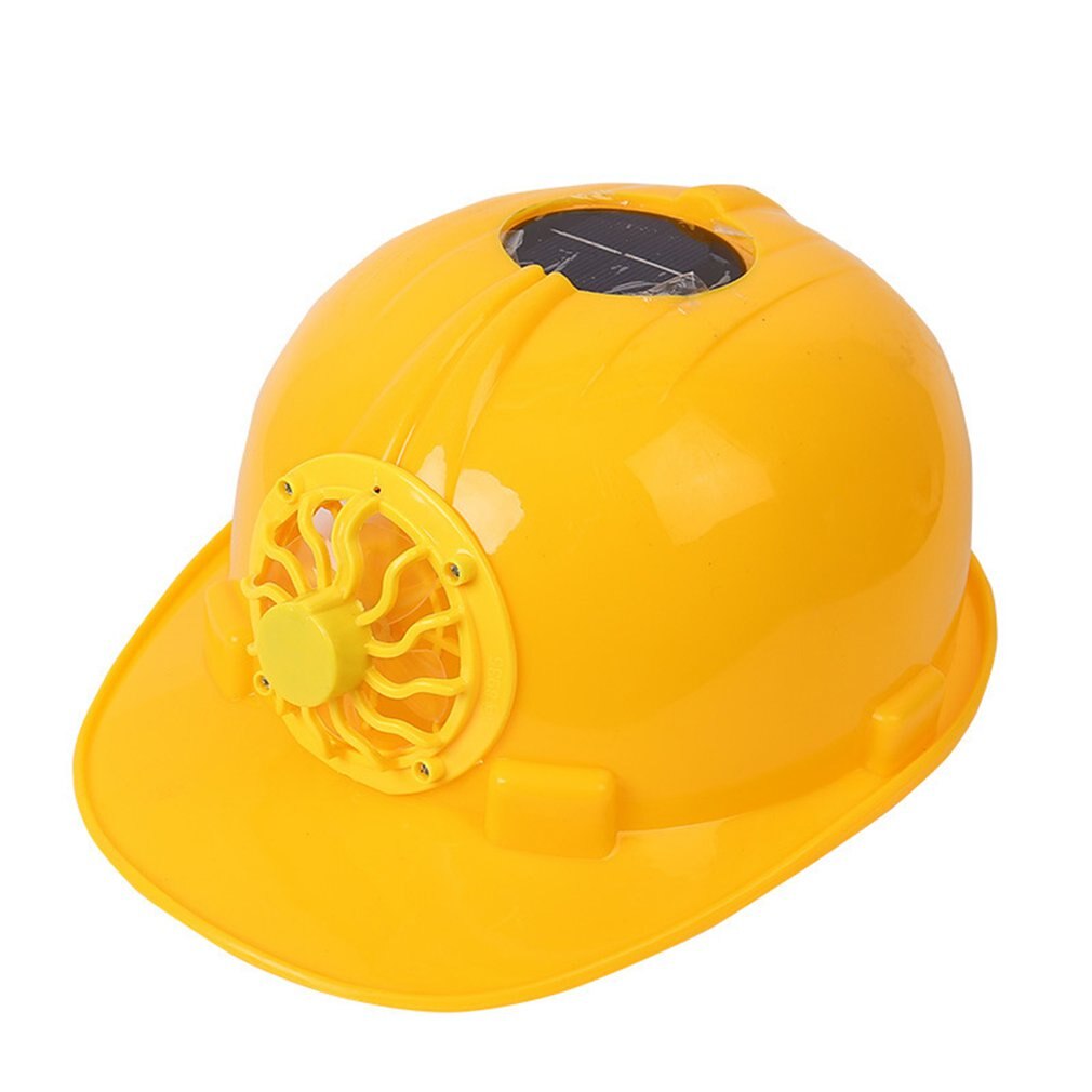 Safety helmet with fan 1.0 construction shading sun protection solar charging helmet construction helmet air conditioning hat