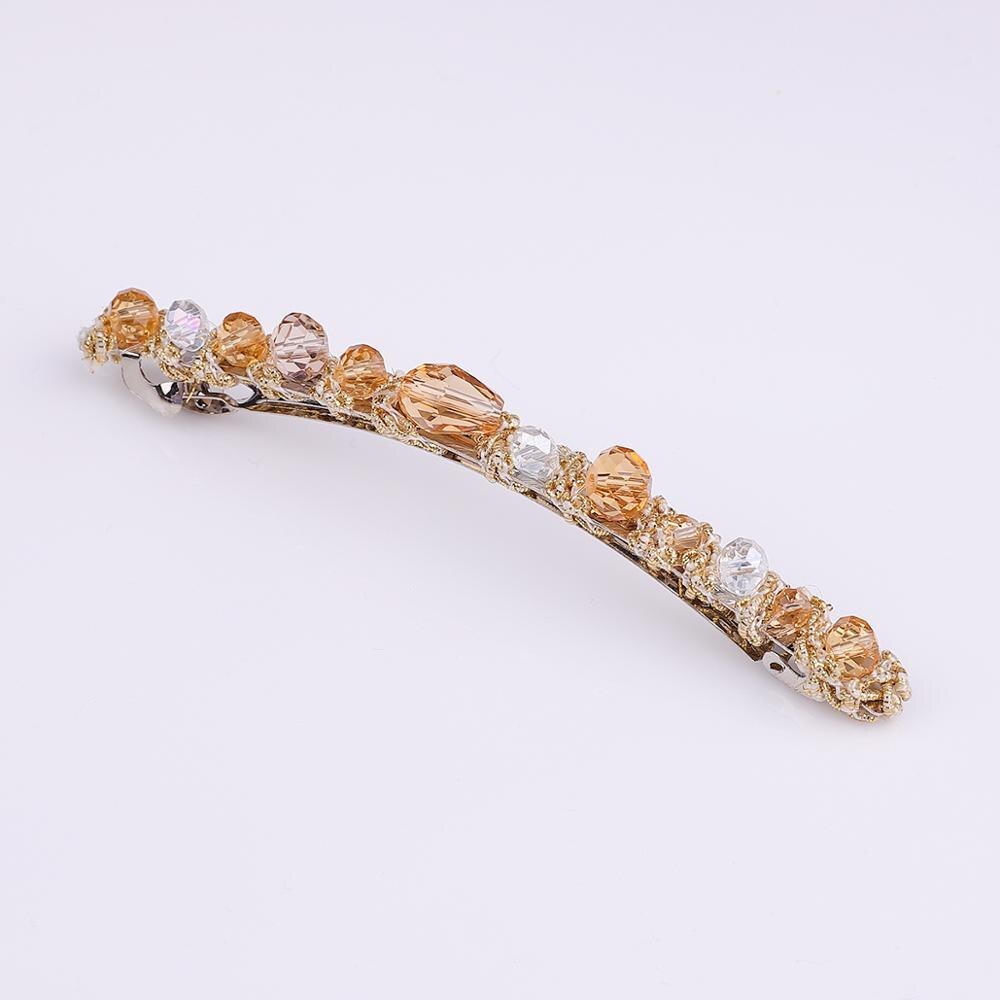 Aurstria-bandeau cheveux cristal arc-en-ciel | Accessoire pour mère de mariée, 14 couleurs, avec larges bords, strass,: 08