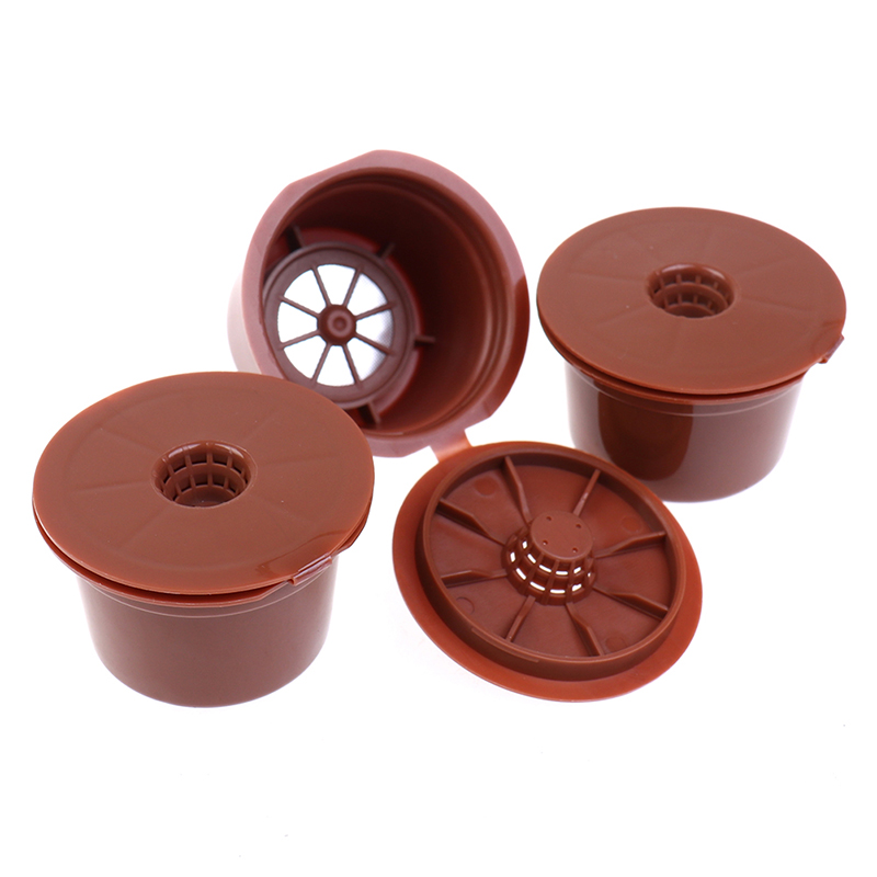 3PCS Reusable Coffee Capsules For Caffitaly Refillable Coffee Pods Plastic Fit For Caffitaly Coffee Filter