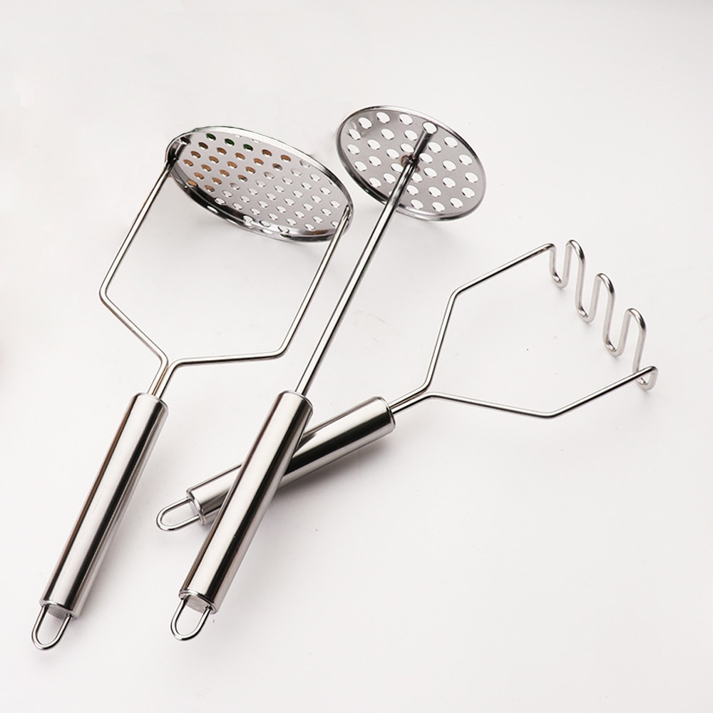 Press Mud Tools, Potato&amp; Avocado Mash Pressed Tools Potato Masher Avocado Masher Stainless Steel Kitchen Accessories