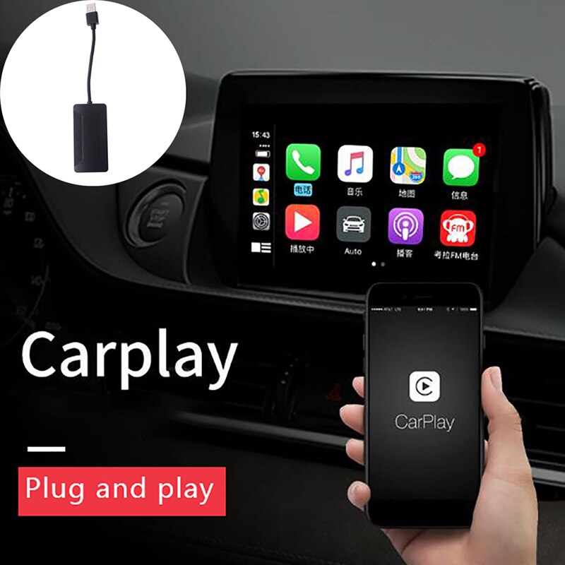 1Pc Carlinkit Usb Carplay Dongle Adapter Voor Android Systeem Auto Gps Auto Screen Smart Link Navigatie Speler