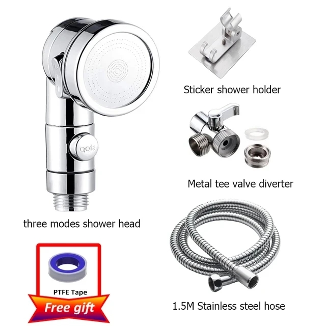 Shower Faucet Set Hose Handheld Shower Head Spray Tap Attachment Sprayer Sink Bathroom Fixture Wall Mounted Silver Sprayers: green