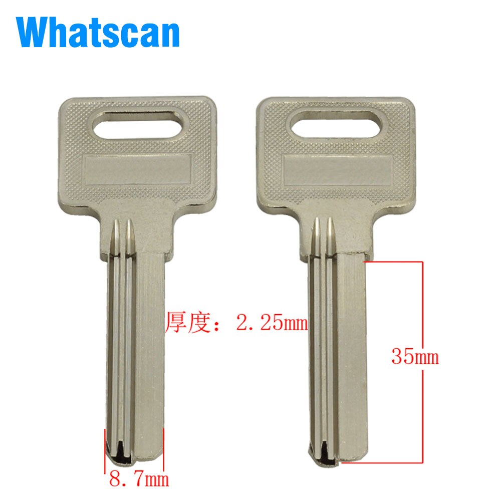 B146 35 lang wan jia højre blank nøgle dørnøgle