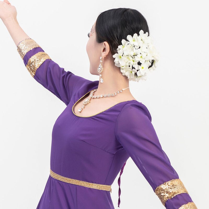 Coiffure de danse indienne, tresse de fleurs pour femmes, accessoires de tournage
