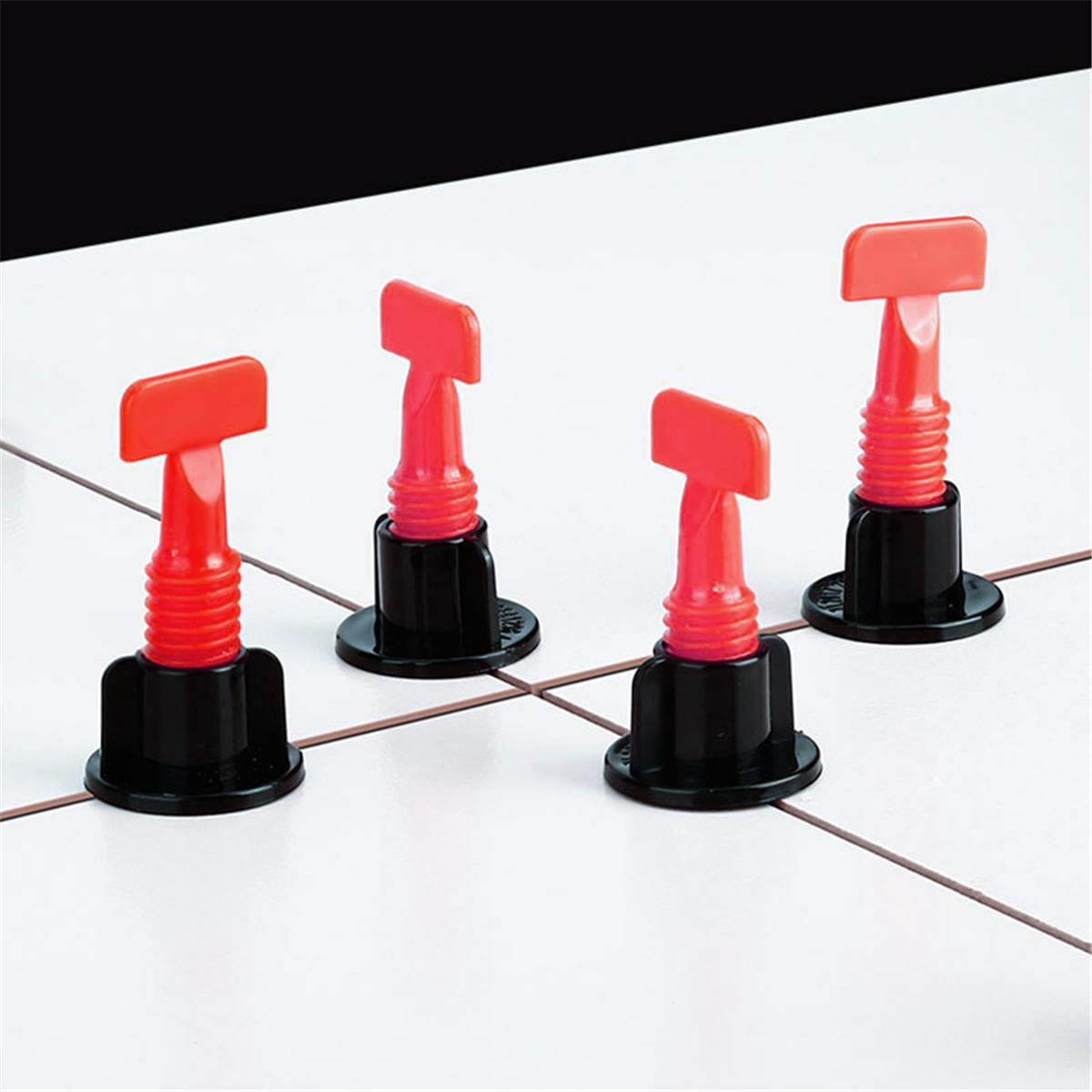 126Pcs Flat Ceramic Floor Wall Construction Tools Reusable Tile Leveling System Kittile Leveling System Kit For Tile