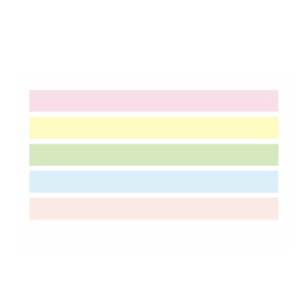 5pcs/lot Decorative Tape Diy Rainbow Sticker Masking Paper Set For Diy Crafts Planners Scrapbooks Cards: Pink
