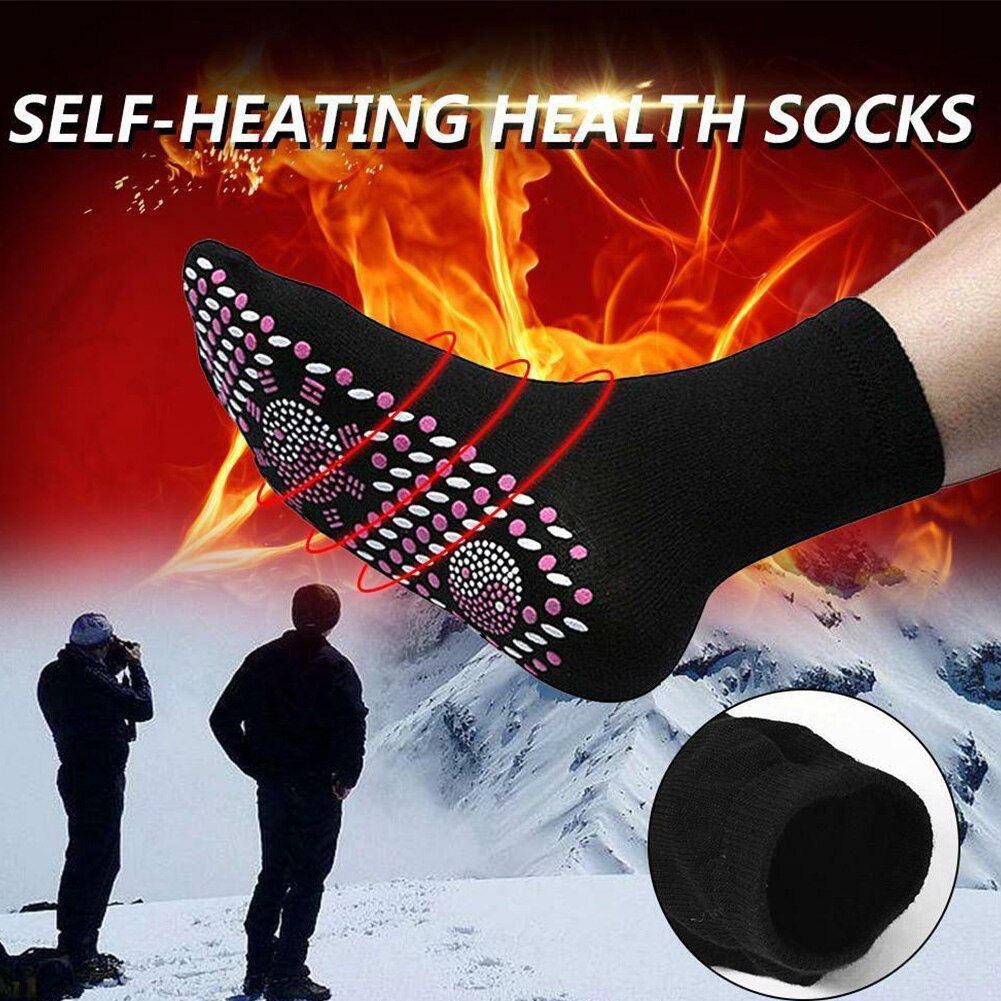 Magnetische Therapie Toermalijn Zelf Verwarming Volwassen Sokken Warm Slijtvaste Stimuleren Sport Vermoeidheid Verlichten Ontsmetten Gezondheidszorg