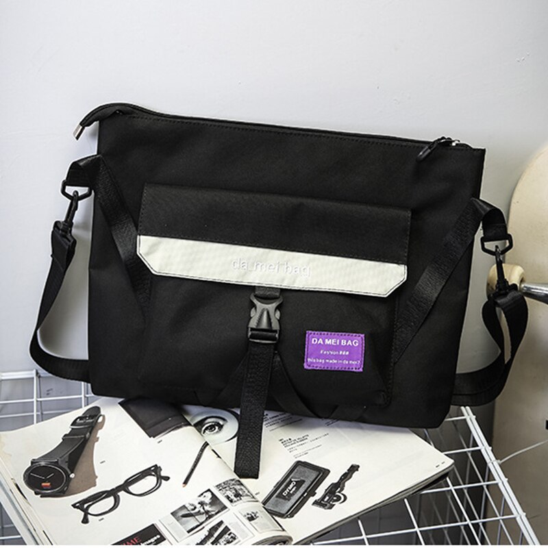 Messenger Shoulder Bag For Teenager Bag Leisure Waterproof Nylon student kits rotating cross street trend dead fly package