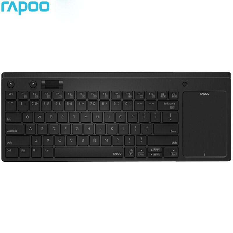 Originele Rapoo K2800 Wireless Touch Keyboard Usb 2.4G Draadloze Multimedia Toetsenbord Onafhankelijke Muis Knop Met Touchpad