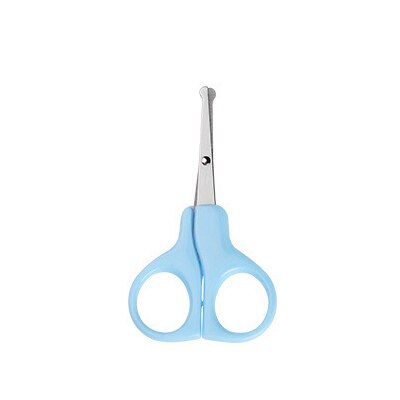 4 Pcs lot Baby Nail Care Scissors Gorgeous Sets Safety Nail Cutter Nail Scissors Suit Newborn Baby Cleaning Toils Saftey: Blue