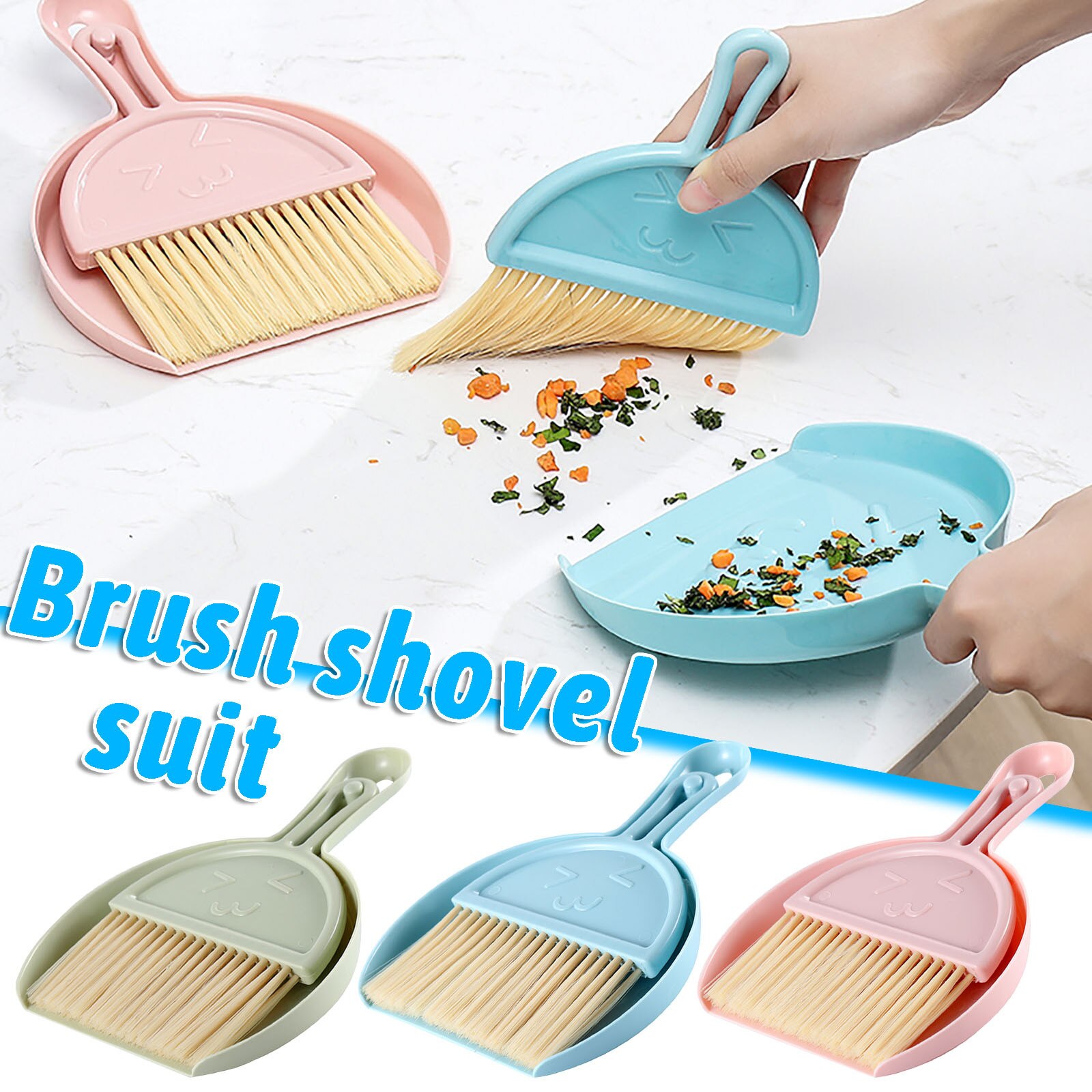 Cleaning Supplies Household Cleaning Tools Mini Desktop Sweeping Cleaning Brush Small Cleaning Brush And Dustpan Set Broom Set