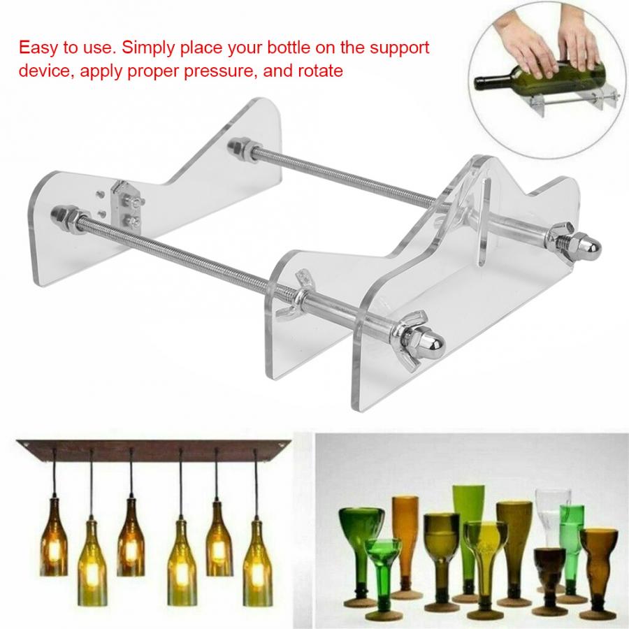 Glass Cutting Glass Bottle Cutter Metal Acrylic Cutting Tool for Making Glass Bottle Artwork with Screwdriver