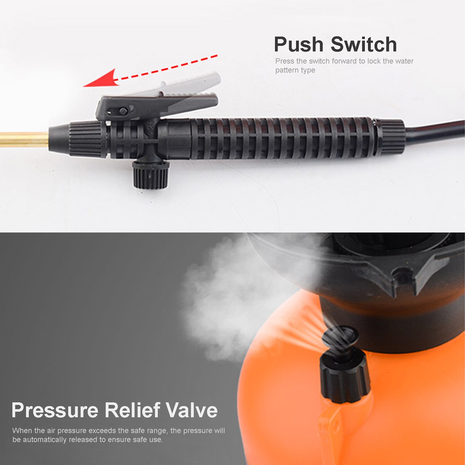 Garden Pump Sprayer Handheld Water Sprayer Plant Water Sprayer Lawn Bottle for Watering Cleaning Fertilizing