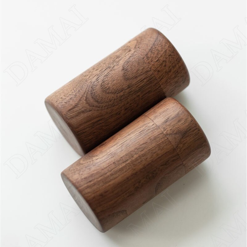 Porta stuzzicadenti in legno di noce nero creatività manuale camera da letto contenitore per gioielli soggiorno scatola di immagazzinaggio Desktop decorazione domestica