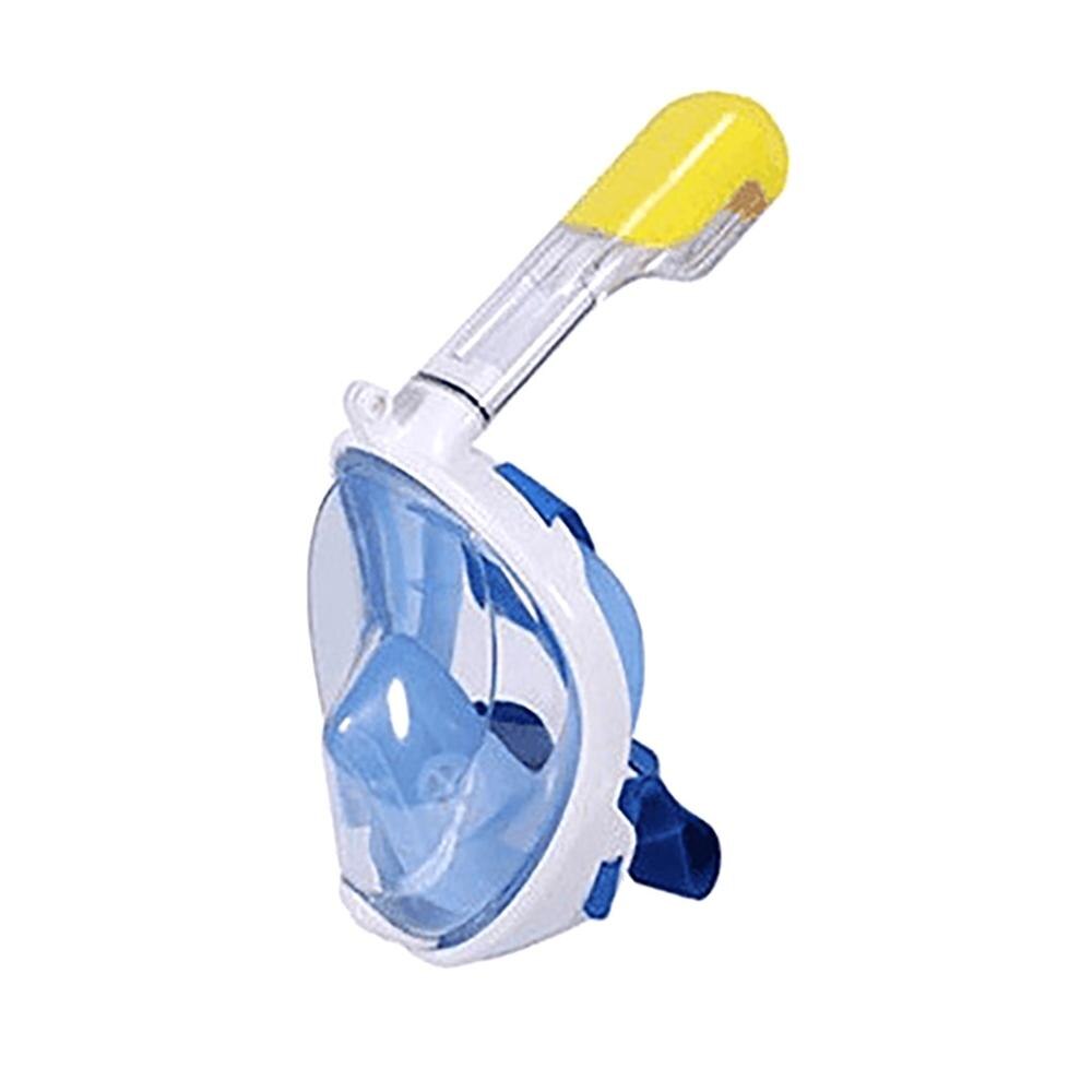 Swimming Diving Full Face Fnorkel Mask Use For Underwater Breathe Ocean Underwater Sport Diving Breathing Mask Swimming Series: White / L/XL