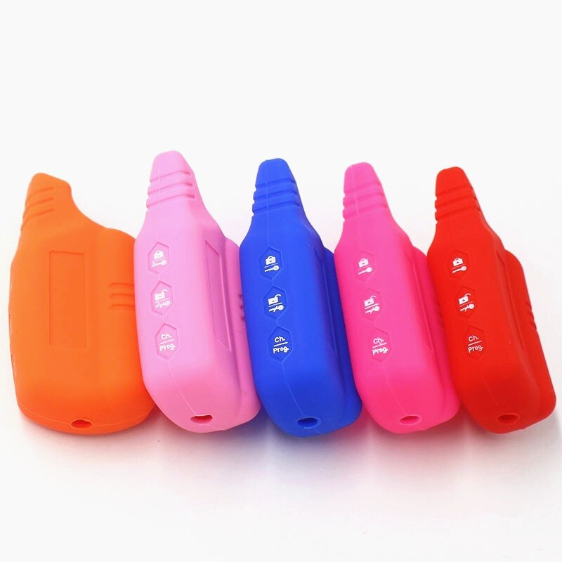 2-modo Chiave Custodia per Starline A63 A39 A36 A66 A96 Custodia protettiva di Silice Telecomando LCD Sistema di Allarme di Controllo portachiavi Sostituire Copertura