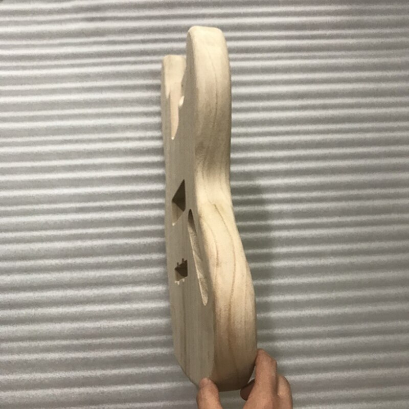 Unfinished Electric Guitar Body Wood Blank Guitar Barrel for JB Style Electric Guitars DIY Parts