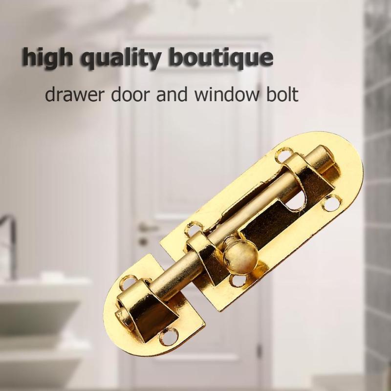 Stainless Steel Round Door Window Lock Gate Latch Home Security Sliding Locks Window Wooden Door Latches Anti-theft Latches