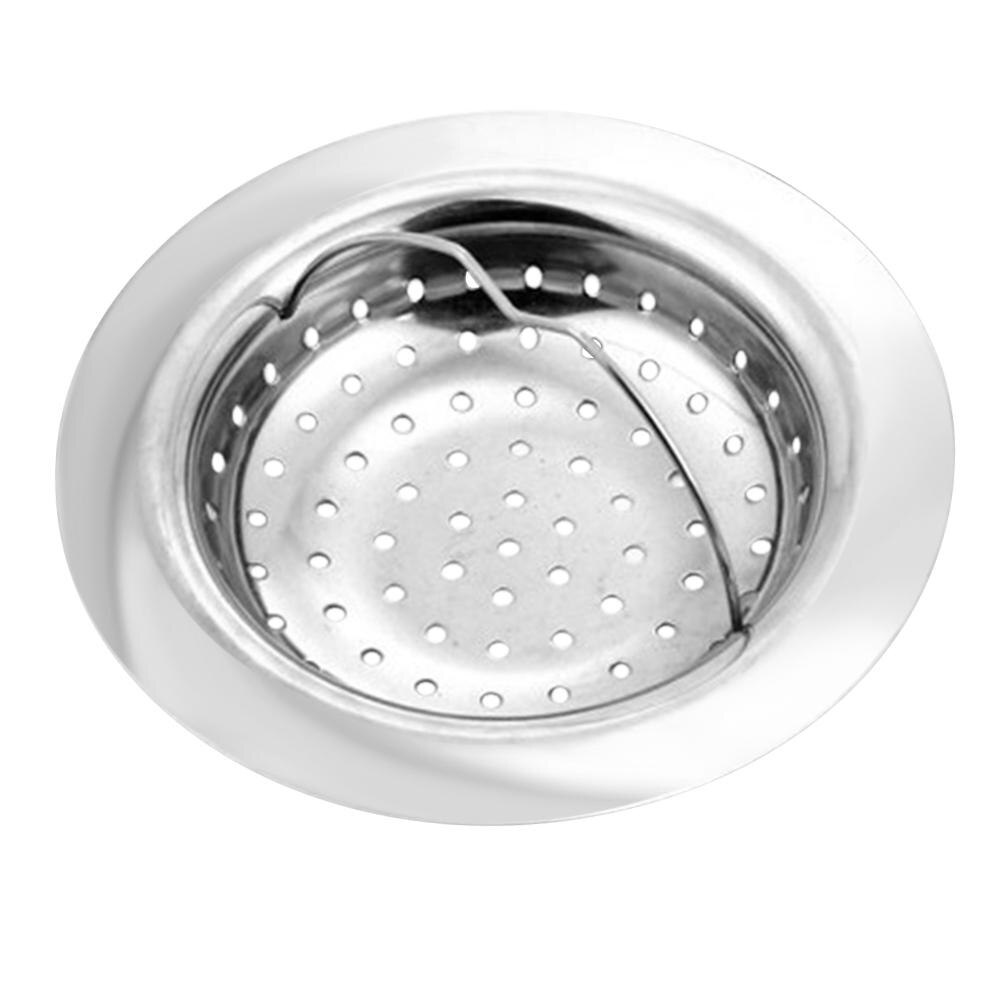 Stainless Steel Mesh Sink Strainer Metal Shower Drain Hole Trap Bath Kitchen Sink Filter Drain 5 7.5 10 11cm