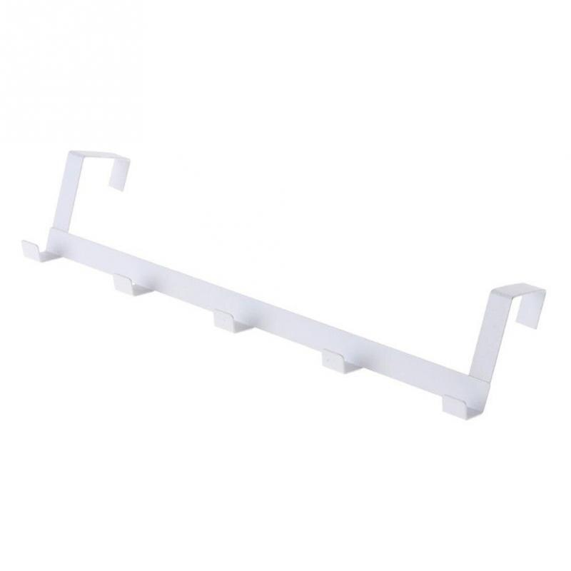 Ovikoukku olohuoneen seinäripustin hattu kestävä keittiö 5 koukkua joissa noin 5kg: Valkoinen