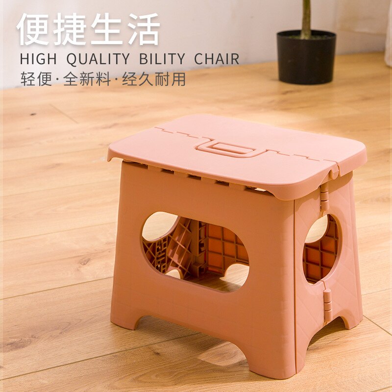 Tabouret pliant Portable en plastique, petit banc d&#39;extérieur pour adultes
