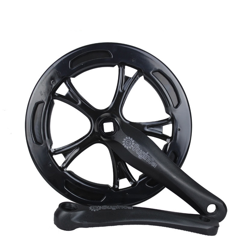 Road bike folding bicycle sprocket wheel aluminum alloy single speed sprocket 52T double chain sprocket wheel bicycle parts