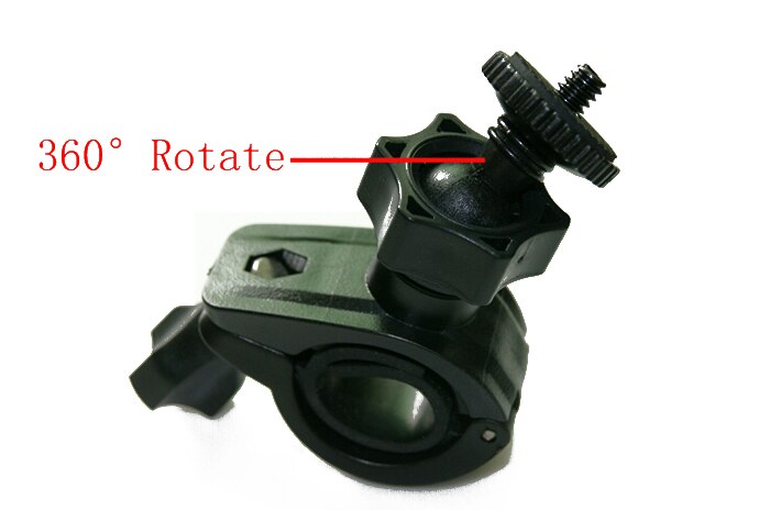 Rotatable Bike Bicycle Handlebar Mount Holder Adapter Motorbike Clip Support Bracket for Gopro Hero 5 4 3+ 3 SJCAM Xiaomi Yi