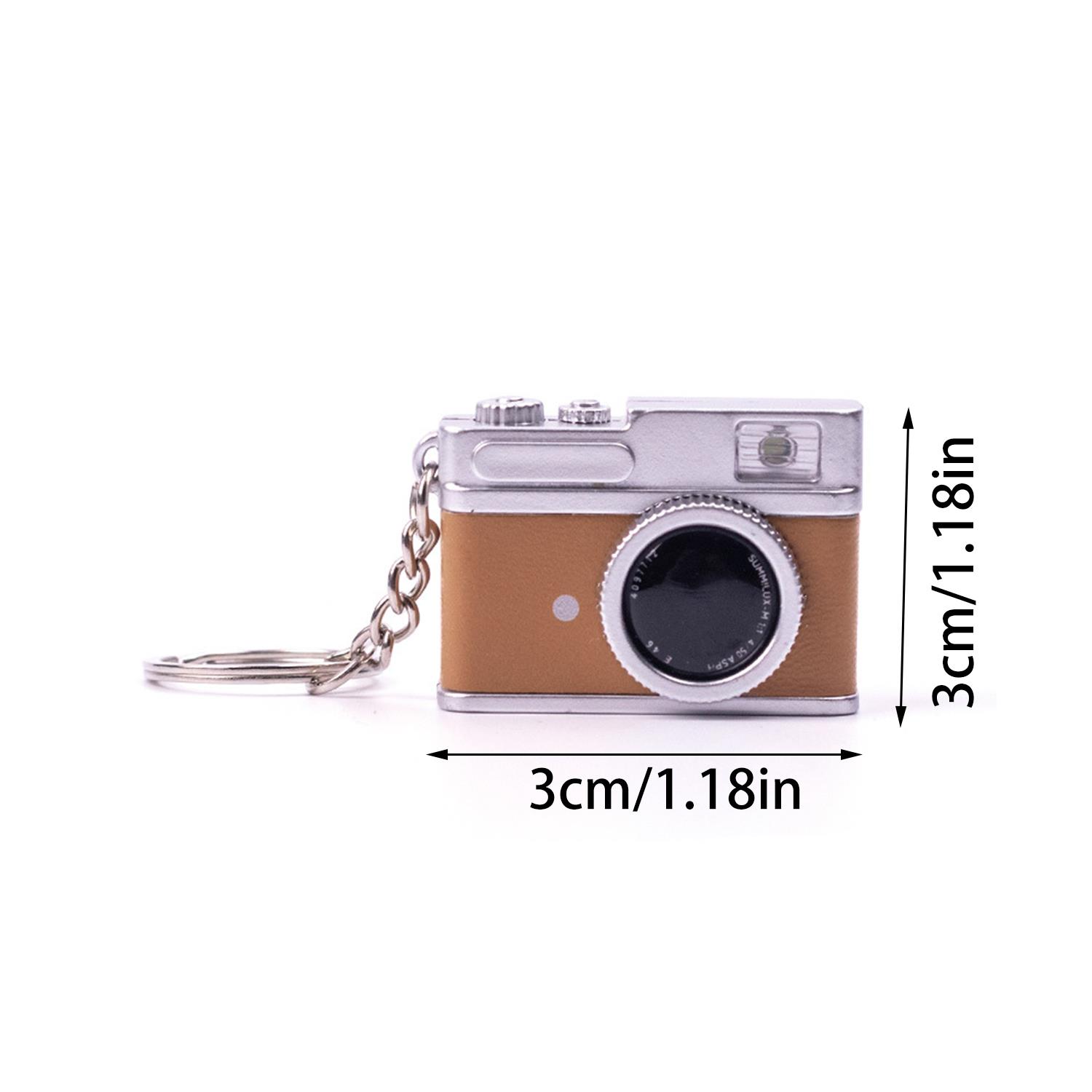 Retro kameramodell med ljud och ljus nyckelring fotograf nyckelring mini kamera nyckelring babyfoto rekvisita