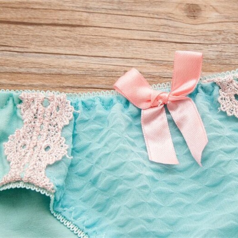 Set reggiseni e mutandine per ragazze adolescenti pizzo senza anello in acciaio Set reggiseno per ragazza, slip intimo per ragazza Sexy regolabile reggiseni siere 3/4 Cup