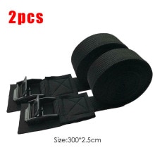 2 pezzi 250kg portapacchi per auto Kayak Cam Buckle cinghia di ancoraggio cinghia per bagagli poliestere ancoraggio a sgancio rapido con fibbia