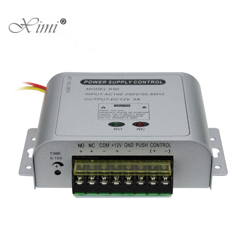 Access Control Power Supply Transformer Door Supplier Adapter Covertor System Machine DC 12V 5A AC 100~260V