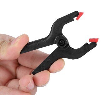 2 inch Spring Clamps DIY Phone Repair Fixture LCD Screen Fastening Clamp Woodworking Tools Plastic Nylon Clamp Spring Clip: Red