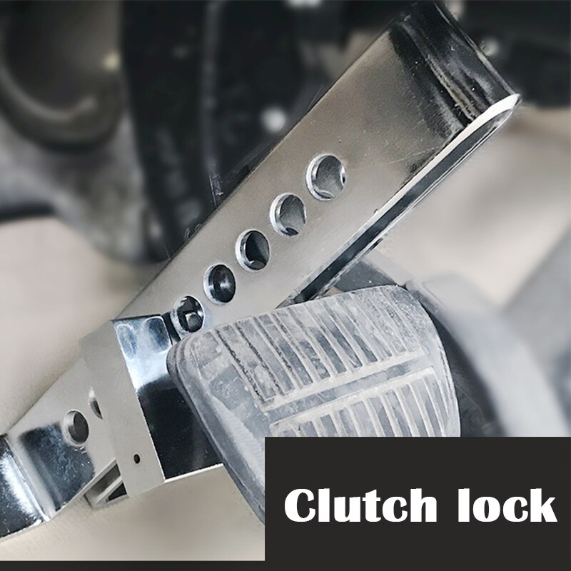 CHUKY Auto Clutch Brake Lock Roestvrij Anti-diefstal Apparaat Veiligheidsslot Tool Voor Lada vesta Opel Astra h g j insignia vectra