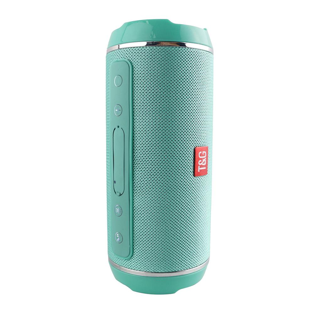 Bluetooth Outdoor Luidspreker Waterdichte Draagbare Draadloze Kolom Luidspreker Box USB Ondersteuning Tf-kaart FM Mp3 Radio Aux Ingang: Sky Blue