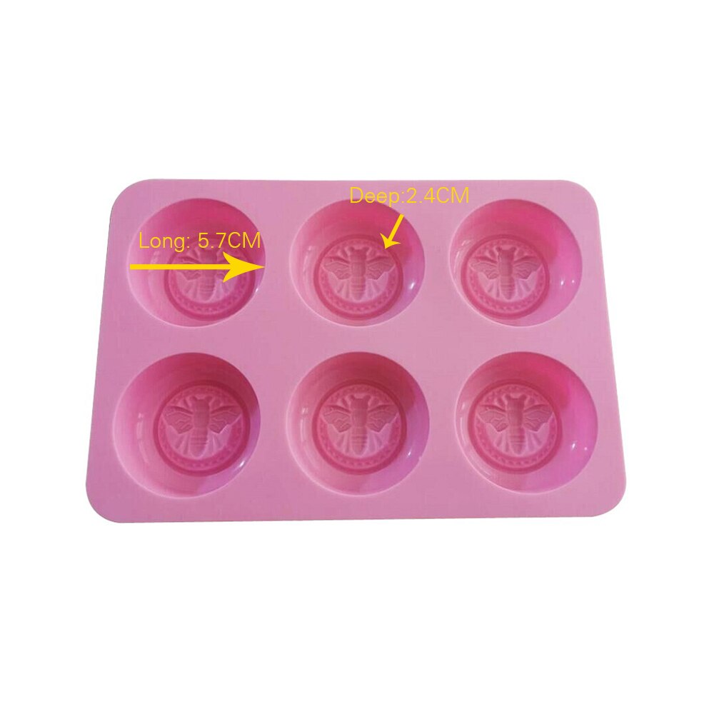 Diy silikonesæbeform isterning slik chokoladekage småkage cupcake forme rektangel blomst rose form til frossen mikrobølgeovn: 2