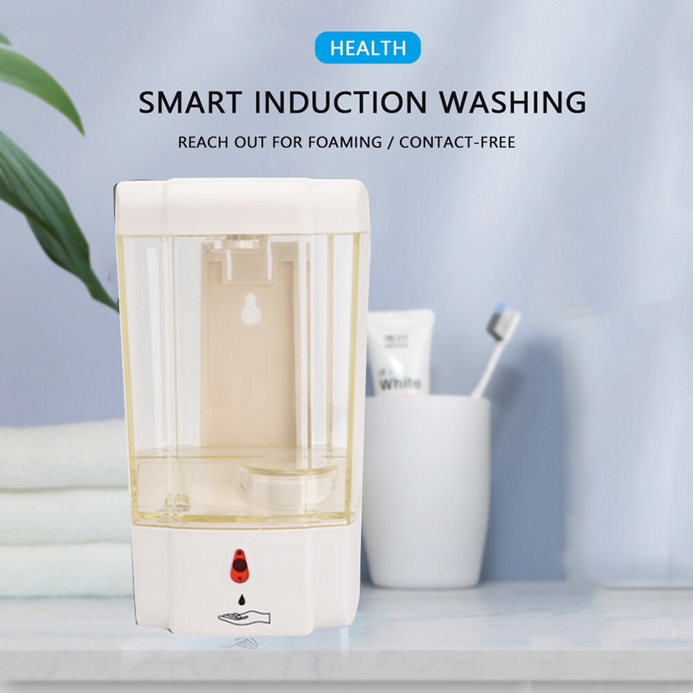 900ml Smart No Touch Wall-mount Foam Liquid USB Powered Soap Dispenser Container