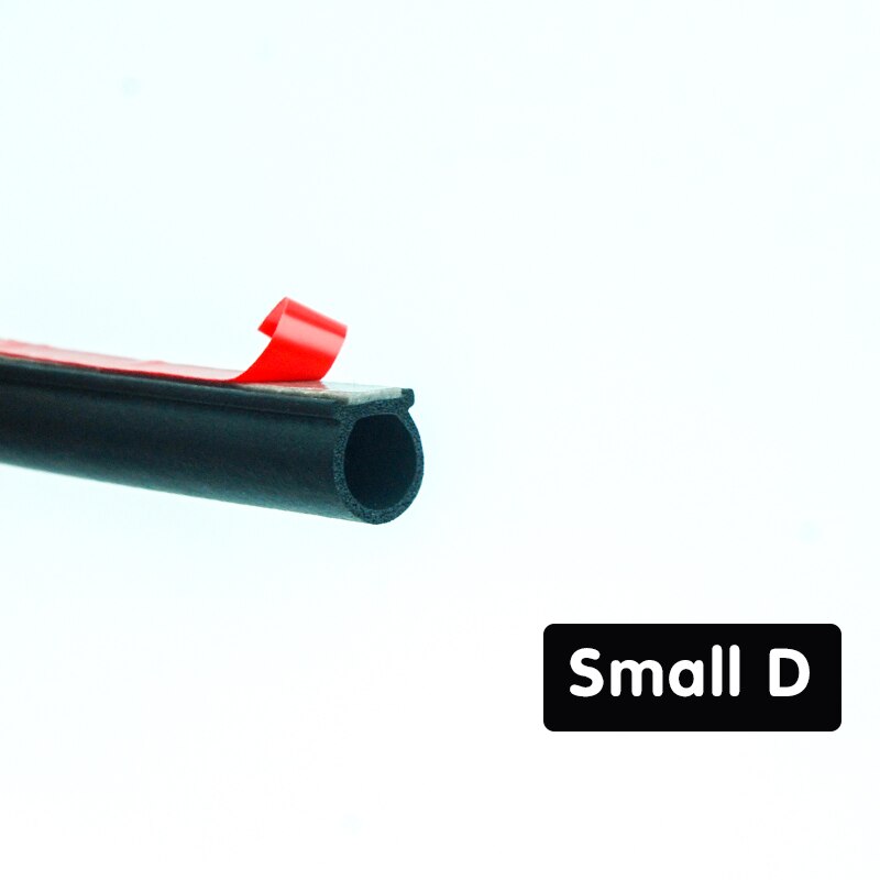 P Z D B Type 4 Meter Auto Deur Afdichting Weatherstripping Deur Rubberen Afdichting Strip Auto Geluidsisolatie Rubber Afdichting voor Auto Rubber: Small D 4M