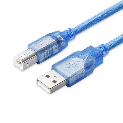 Scanner printer cable type a male to type b male usb 2,0 extension print cable for printer hdd high speed transparent 1,5-10m