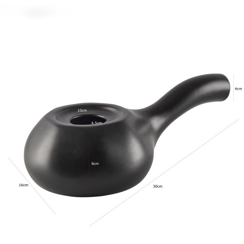 Korean Style Homemade Coffee Roaster Pot Black Ceramic Coffee Roasting Machine Coffee Roaster Tools