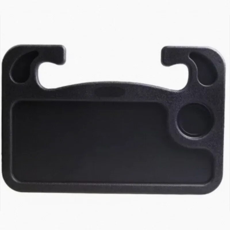 Portabevande universale portatile con tavolo multifunzionale, scrivania, notebook, carrello da lavoro, portabevande, caffè, volante per auto: Black