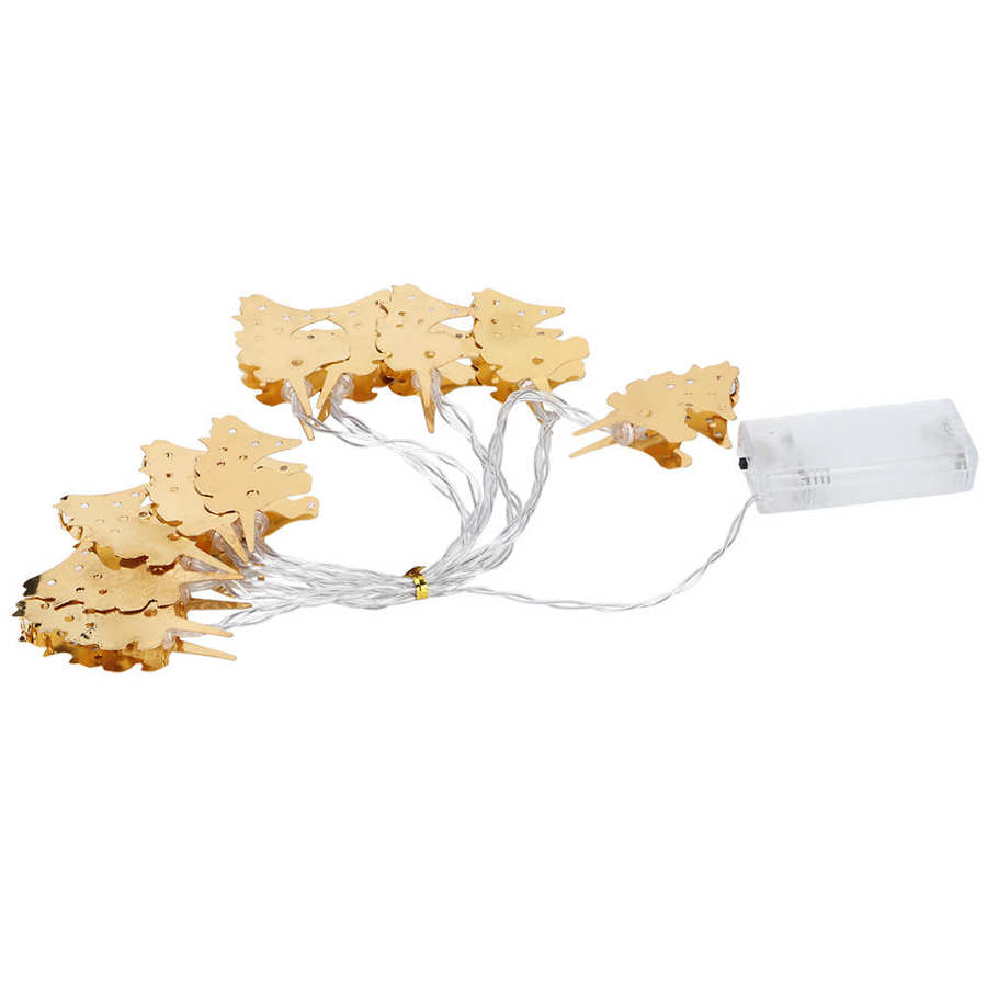 Smart home roller 10 lysdioder unik form bryllup fest belysning lyssnore dekoration gardiner lavet af perler