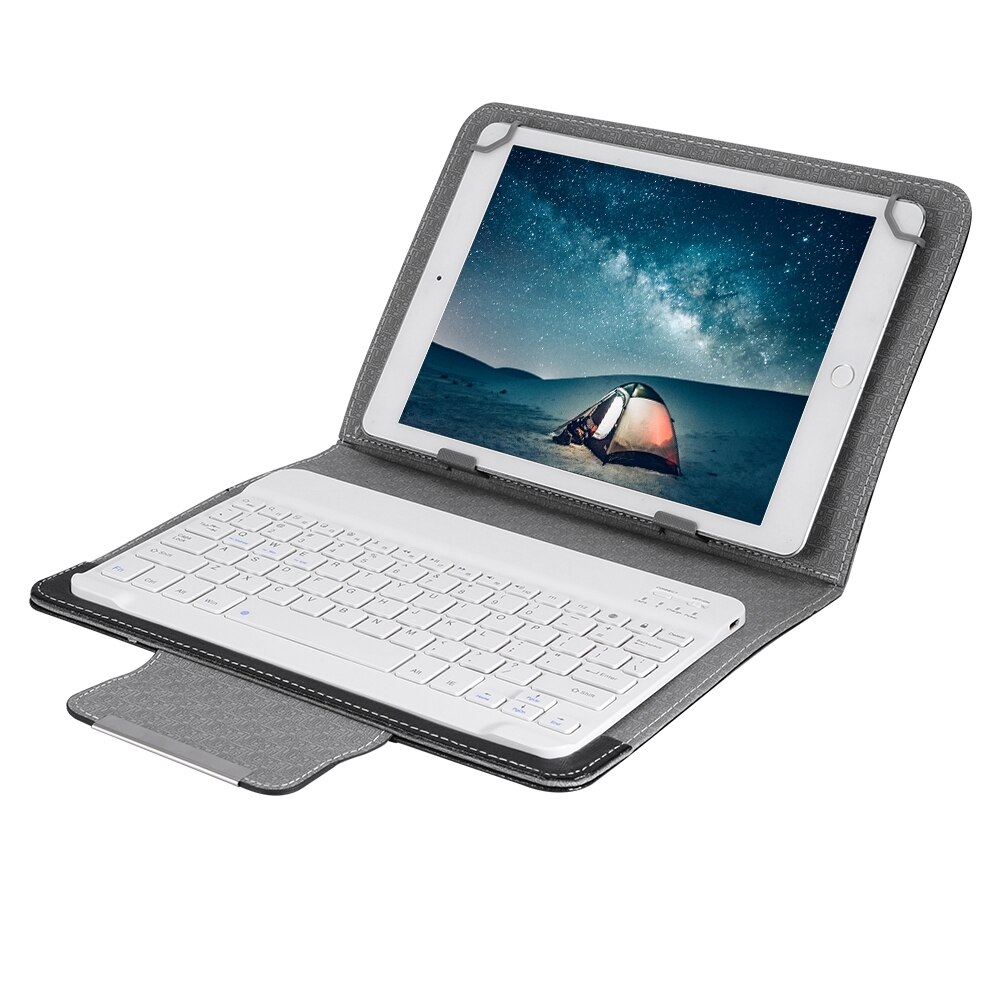 Keyboard Houder Case 10 ''Tablet Laptop Universele Pu Beschermende Case Cover + Bluetooth Toetsenbord Voor Android/Ios/win