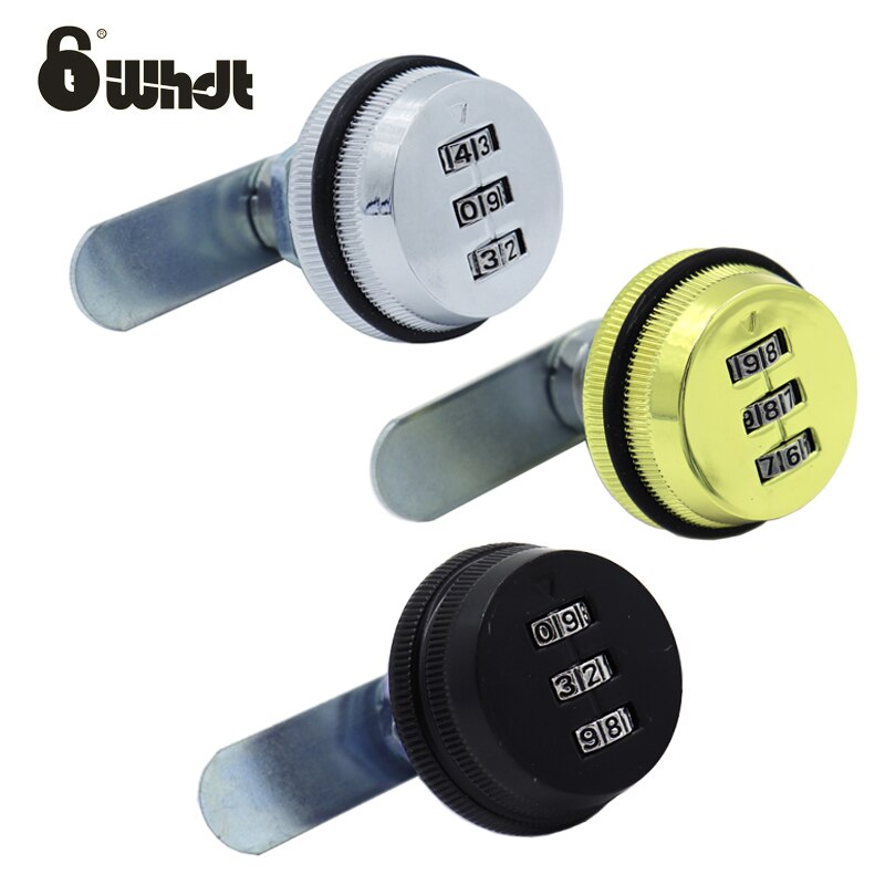 WHDT 3 digit security combination mailbox password coded lock zinc alloy cam lock locker for cabinet drawer storage unit