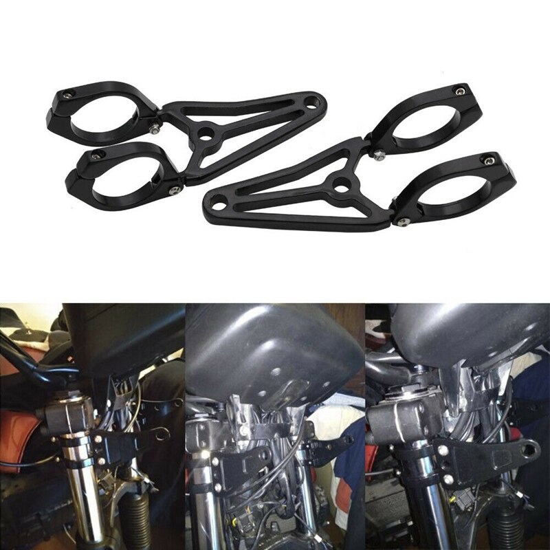 41mm motorfiets koplamp lamp beugel onderdelen voor voorvork koplamp montage houder klem