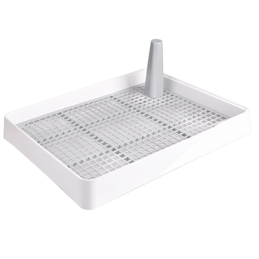 Przenośna toaleta dla psów szczeniak nocnik pisuar zlew robić toalety Pee trening taca na mały szczeniak artykuły dla psów: Światło żółty