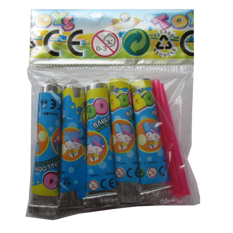 5 pièces nouveauté amusant en plastique souple Slime bulle magique bulle grand ballon soufflant grande bulle accessoires magiques enfants jouets