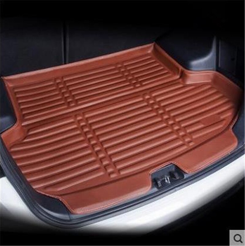 Voor Volkswagen Tiguan L Auto-Styling Auto Achter Boot Liner Kofferbak Cargo Mat Tray Floor Tapijt modder Pad Protector: 2