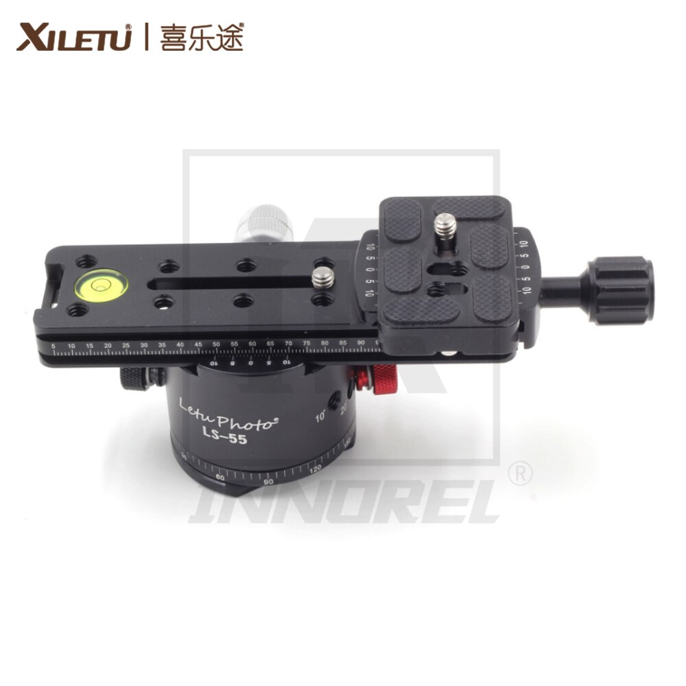 XILETU NNR-140 plaque de fixation rapide multifonctionnelle de longueur 140mm pince de montage à glissière nodale Arca Swiss pour tête à billes trépied DSLR